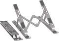 Amkette Ergo Fold Alloy Portable Laptop Stand, Aluminium Alloy stand with 7 Adjustable Levels and Riveted Joints, Anti Sli...