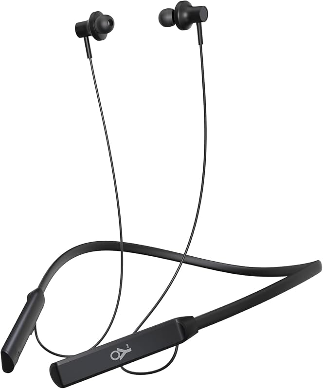 Yodel 3D6 5.0 Bluetooth Wireless In Ear Earphones With Mic Magnetic With Stereo Sound And Hands Free, Black