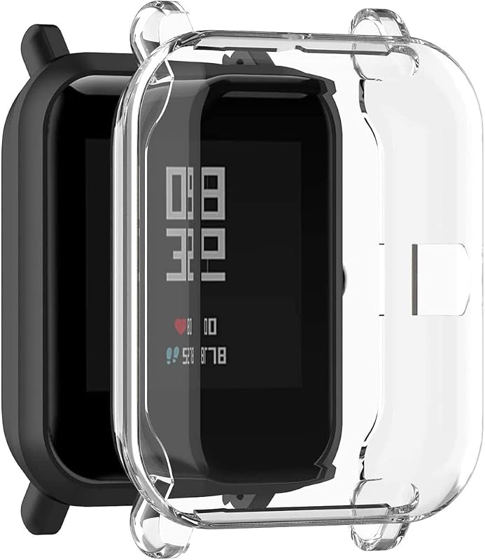 Sounce Soft TPU Front Protection Case Cover for Amazfit GTS 2 Mini/ BIP U /Bip U Pro/ BIP Lite/Bip S/Bip S Lite Smart Watc...