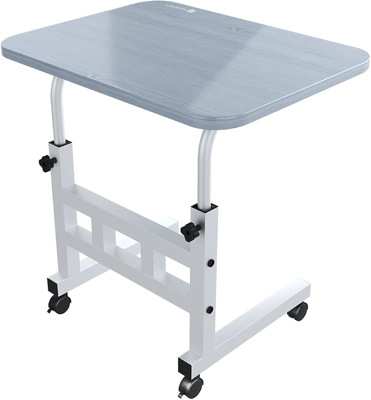 Portronics My Buddy D Wood Multipurpose Movable & Adjustable Table for Computer & Laptop(Sky Blue)