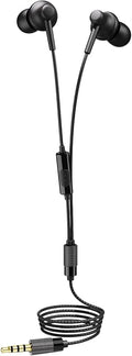 boAt Bassheads 192 Wired in Ear Earphones Signature Sound, Metallic Buds, Superior Cable & Ergonomic Fit with Mic (Active ...
