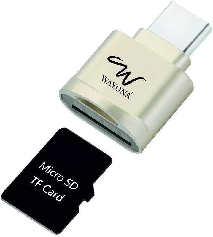 Wayona USB Type C Micro SD Card Reader Adapter (Type C Card Reader)