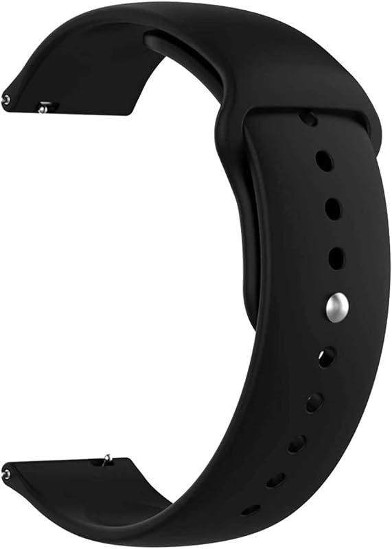 Prolet Soft Silicone Watch Band Strap & Rust Free Button Compatible With (ONLY 20mm Lugs Size) Amazfit GTS 2 Mini, Amazfit...