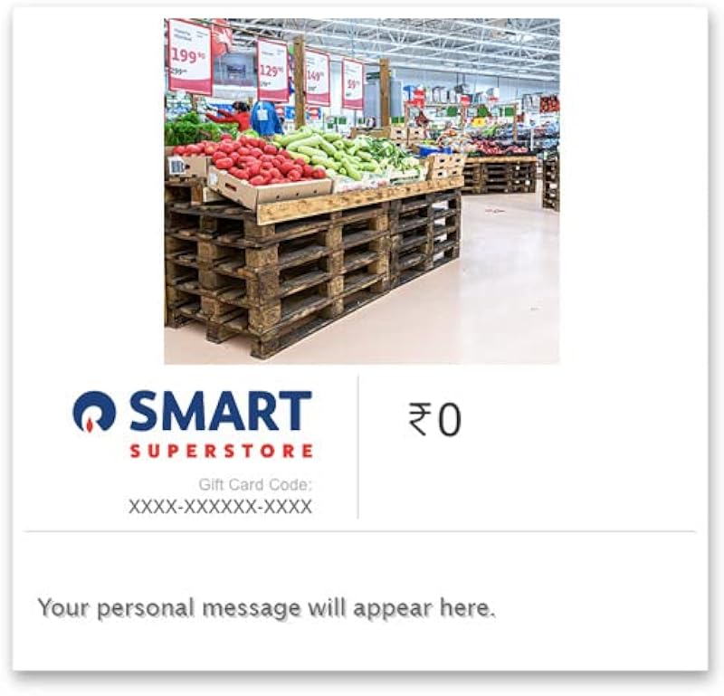 Reliance Smart - E-Gift Card - Flat 1% Off - Redeemable in Stores