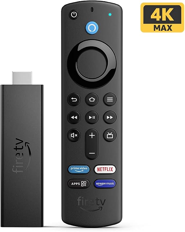 Fire TV Stick 4K Max streaming device, Wi-Fi 6, Alexa Voice Remote (includes TV controls)