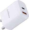 Ambrane 30W USB Boosted Speed Dual Output Port Fast Charger with QC & PD Technology, Made in India, Multiple Layers of Pro...