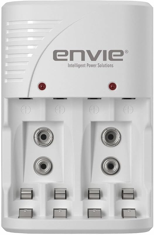 Envie Charger NEXA ECR 30 Smart Charge Control Charger System for AA & AAA & 9V Rechargeable Batteries