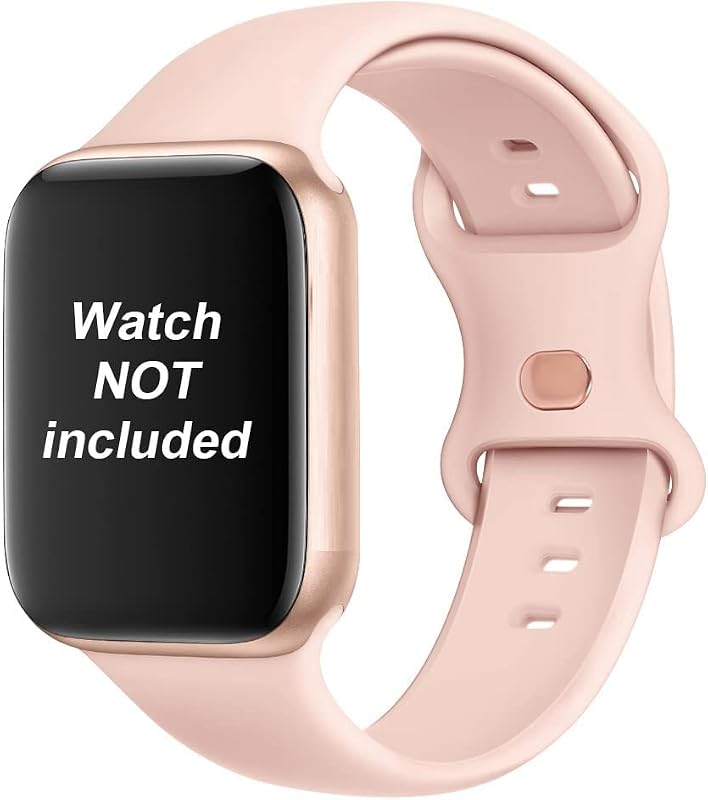 FOLX FS21 DOUBLE Loop Band Soft Silicone Sport Wristband Compatible with Smart Watch i-Watch Bands Silicone Strap Wristban...