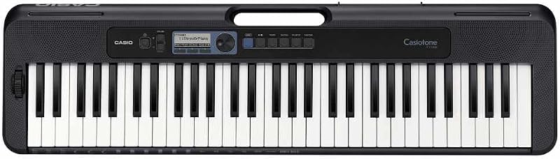 Casio CT-S300 Casiotone 61-Key Touch Sensitive Portable Keyboard with Piano tones, Black
