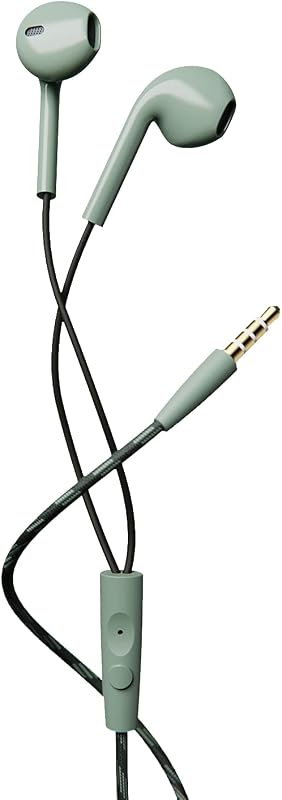 boAt bassheads 105 Wired in Ear Earphones with Mic (Green)