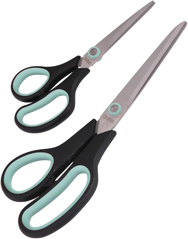 DR. MOREPEN USA Scissor Set for Offices, Crafts, Kitchen, Tailoring and Hair Cutting (Black)