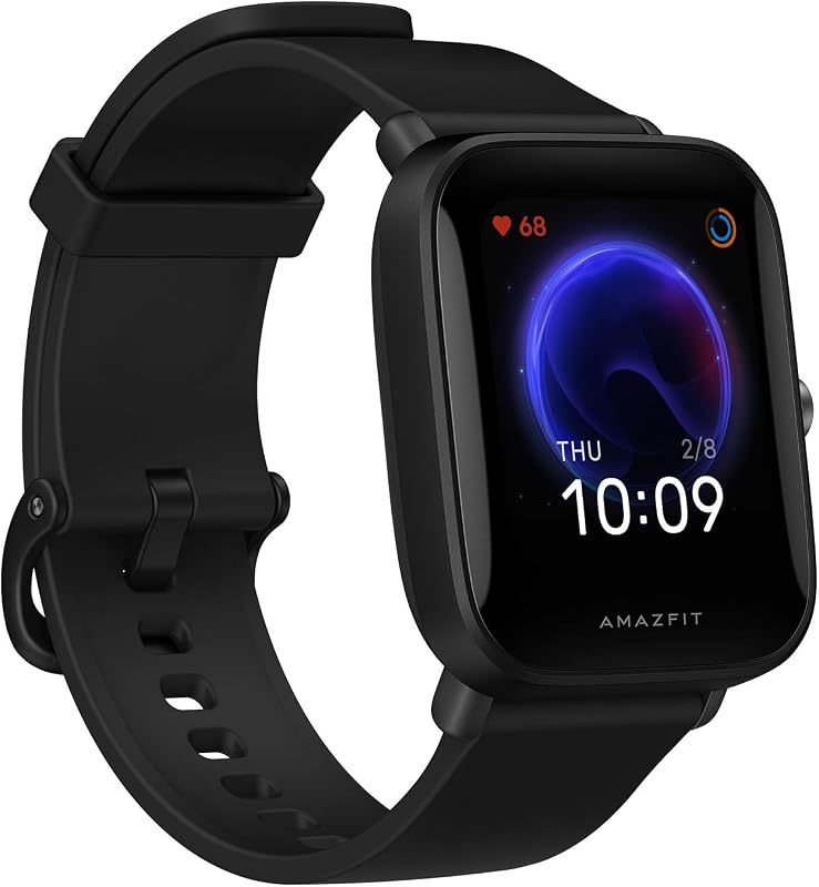Amazfit Bip U Smart Watch, SpO2 & Stress Monitor, 3.63 cm(1.43") HD Color Display, 60+ Sports Modes, Breathing Training, 5...