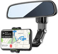 CQLEK® 2022 New Version-Car Phone Holder Mount, Rearview Mirror Phone Holder for Car, 360°Rotatable and Retractable Car Ph...