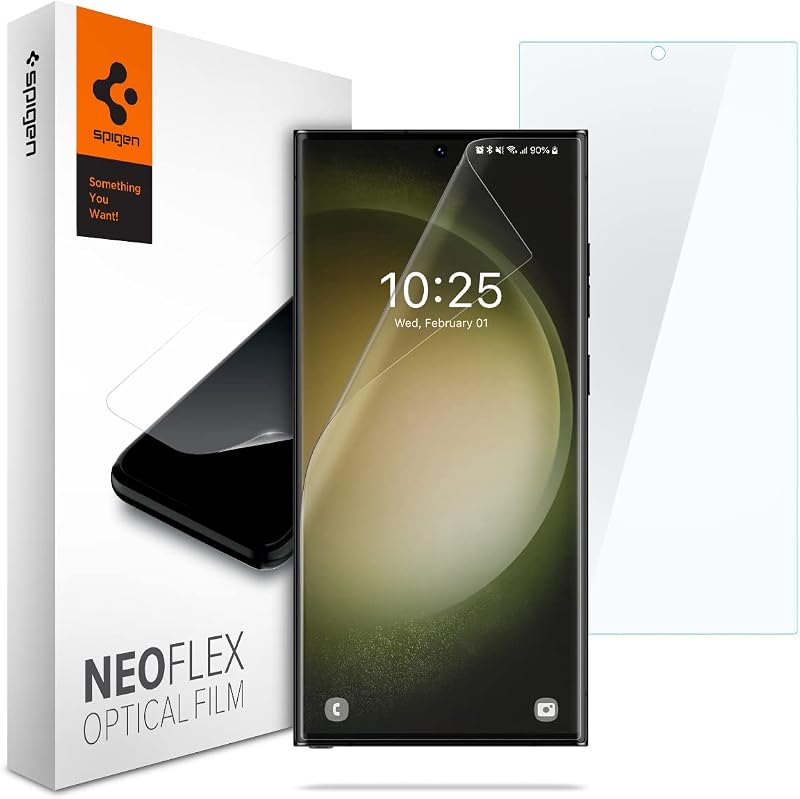 Spigen NeoFlex Screen Protector Guard for Galaxy S23 Ultra - 2 Pack