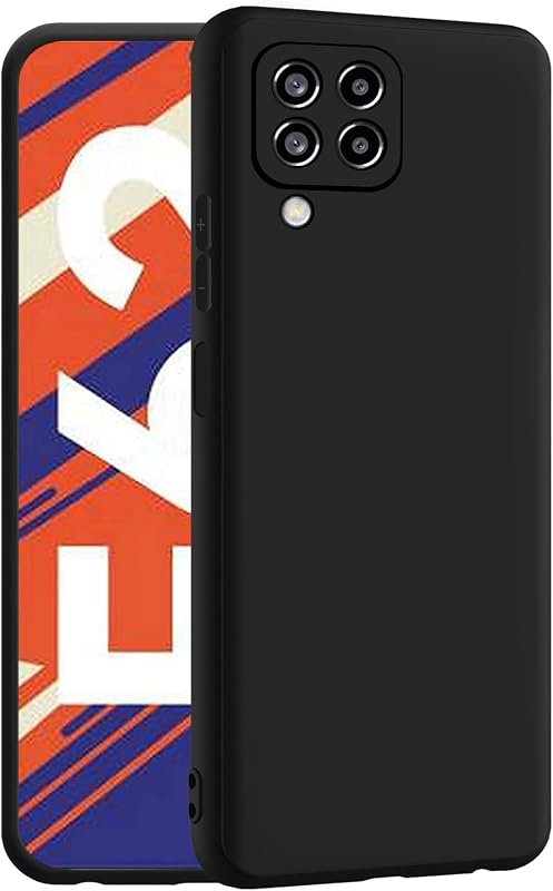CEDO Samsung F62 Back Cover | Matte Soft Silicon Flexible | Camera Bump Protection | All Side Shock Proof Rubberised Back ...
