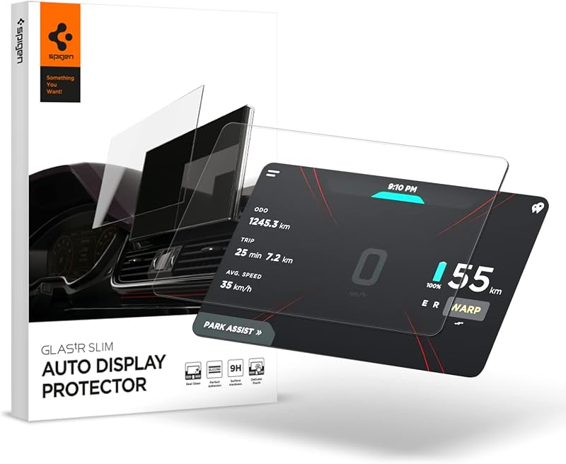 Spigen Glas.tR SLIM Anti-Glare Matte Tempered Glass Screen Protector Guard for Ather 450X / 450 Plus 7inch Display - 1 Pack