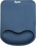 Dyazo Memory-Foam Gel Mouse Pad with Wrist Rest Support Non Slip Rubber Base Mousepad Suitable for Computer, Laptop, Noteb...