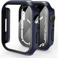 Vemigon Hard PC Case Compatible with Apple Watch Series 8 and 7 45mm with 9H Tempered Glass Screen Protector, Full Coverag...