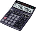 Casio DJ-120D 150 Steps Check and Correct Desktop Calculator with Bigger Screen/Keys (12 Digit), Black