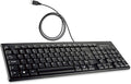 ZEBRONICS Zeb- K35 USB Wired Keyboard with Rupee Key,Spill-Proof and Slim Design (Black)