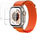 YOUTH MOBI ( Pack of 2 Tempered Glass Screen Protector For Apple Watch Ultra (49mm) With Easy Installation Kit; Transparent