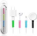 IRONFIX® (Pack of 8) Cable Protector Data Cable Saver Charging Cord Protective Cable Cover (8 PC)