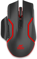 Ant Esports GM320 Pro Optical Wireless Gaming Mouse with RGB LED Backlit Lighting, 3200 DPI Optical Sensor, Type- C Chargi...