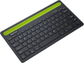 Amazon Basics Wireless Bluetooth Multi-Device Keyboard for Windows, Apple iOS Android Or Chrome, Compact Space-Saving Desi...