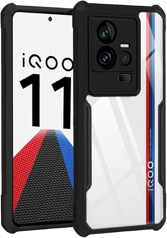 TheGiftKart Shockproof Crystal Clear Back Cover Case for iQOO 11 5G | 360 Degree Protection | Protective Design | Transpar...