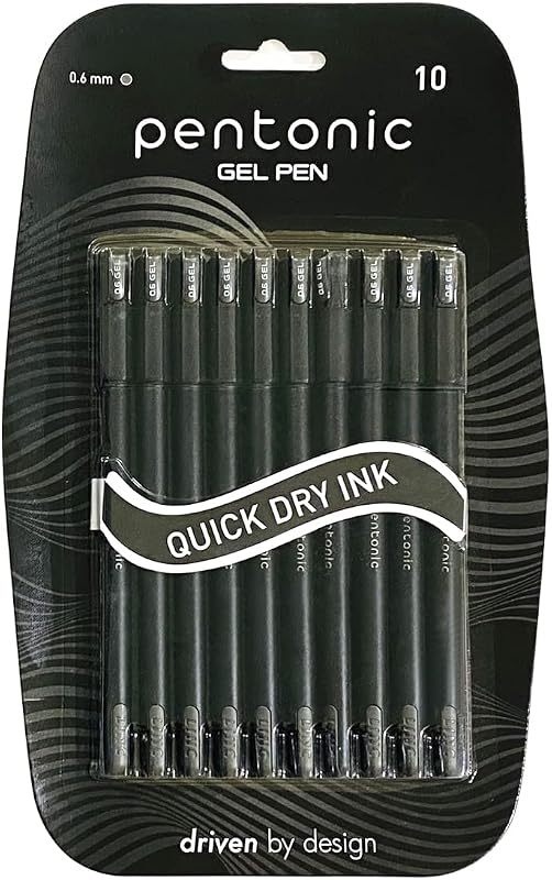 LINC Pentonic Gel Pen | Tip Size 0.7 mm | Comfortable Grip | Ideal for Students and Professionals | For School, Office & B...