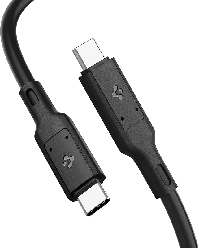 Spigen USB 4 Cable for Thunderbolt 4 Cable, 100W Charging 40Gbps Data Transfer 8K Video Type C for Thunderbolt 4 3 Macbook...