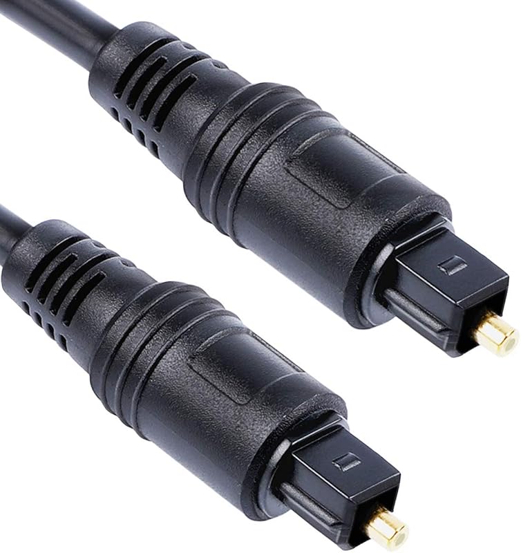 SPIN CART Toslink Digital Optical Audio Fiber Optic Cable for Home Theater, Sound Bar, TV, PS4, Xbox, Playstation and More...