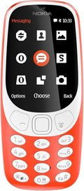 Nokia 3310 Dual SIM Keypad Phone with MP3 Player, Wireless FM Radio and Rear Camera | Red