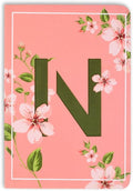 Doodle - Initial N Lasercut Soft Bound Diary (6.69 X 4.72 X 0.5-inches, 80 GSM, 192 Pages) Notebook for Girls