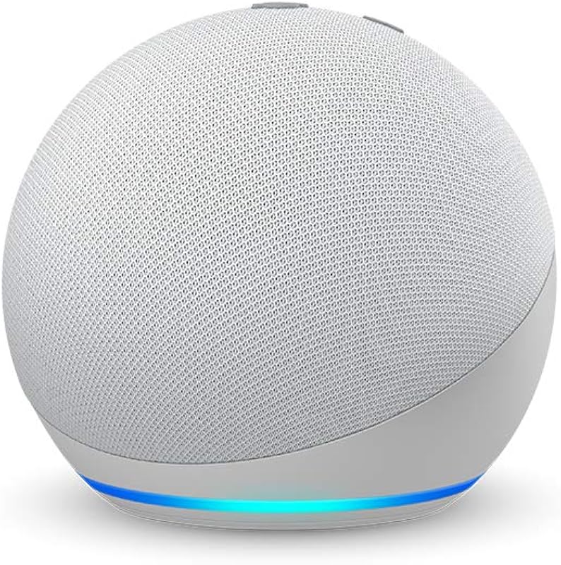 Echo Dot (4th Gen, 2020 release)| Smart speaker with Alexa (White)