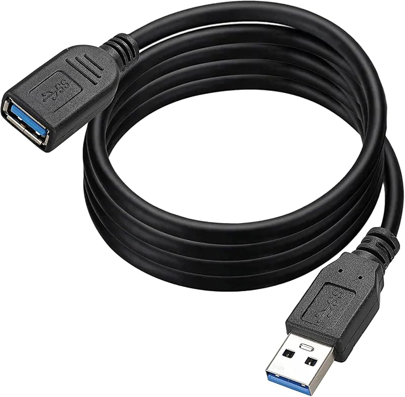 Lapster USB 3.0 Male to Female usb extension cable, super speed 5GBps usb 3.0 extension cable Data Transfer for Hard Driv...