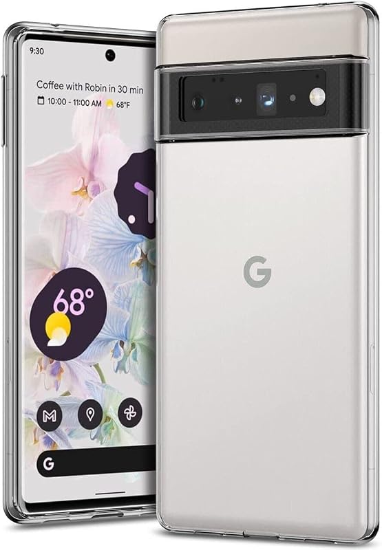 Amazon Brand - Solimo Mobile Cover (Soft & Flexible Back case) Transparent for Google Pixel 6 5G