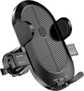 Amazon Basics Universal Car Mobile Holder with One Touch Mechanism - Expandable, Rotatable & Double Shift Locking (Black)