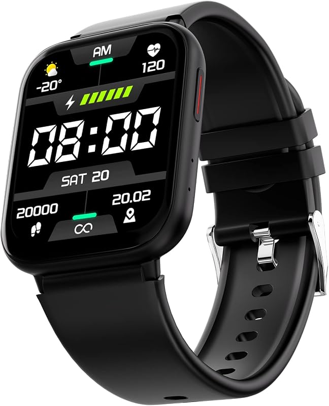 Fire-Boltt Beam Bluetooth Calling Smartwatch with 1.72” Full Touch & 320 * 380 Pixel Resolution, AI Voice Assistant, IP68 ...