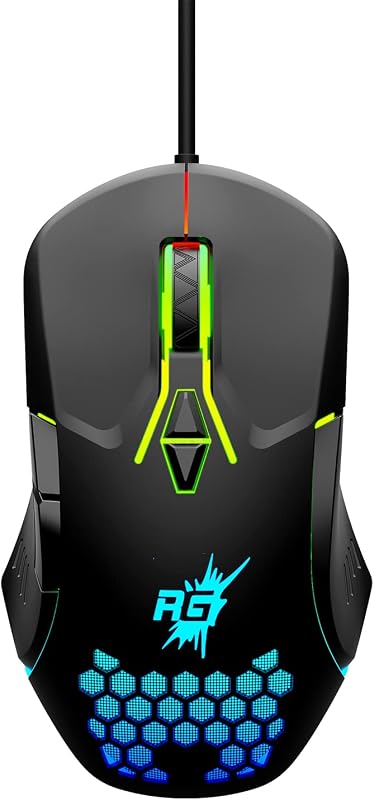 Redgear A-15 Wired Gaming Mouse with Upto 6400 DPI, RGB & Driver Customization for PC(Black)