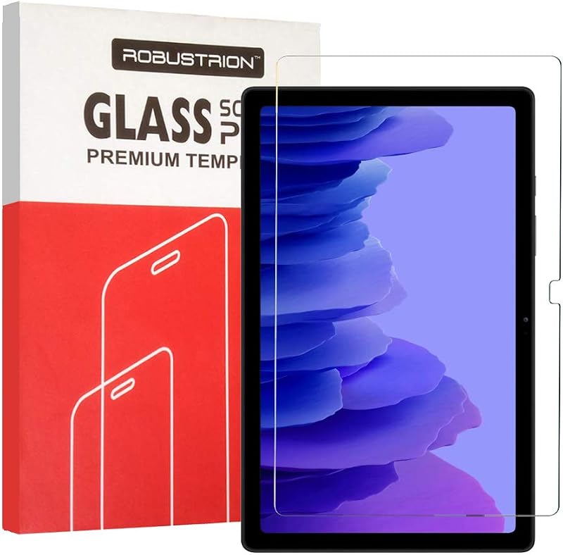 Robustrion [Anti-Scratch] & [Smudge Proof] [Bubble Free] Premium Tempered Glass Screen Protector for Samsung Tab A7 10.4 i...