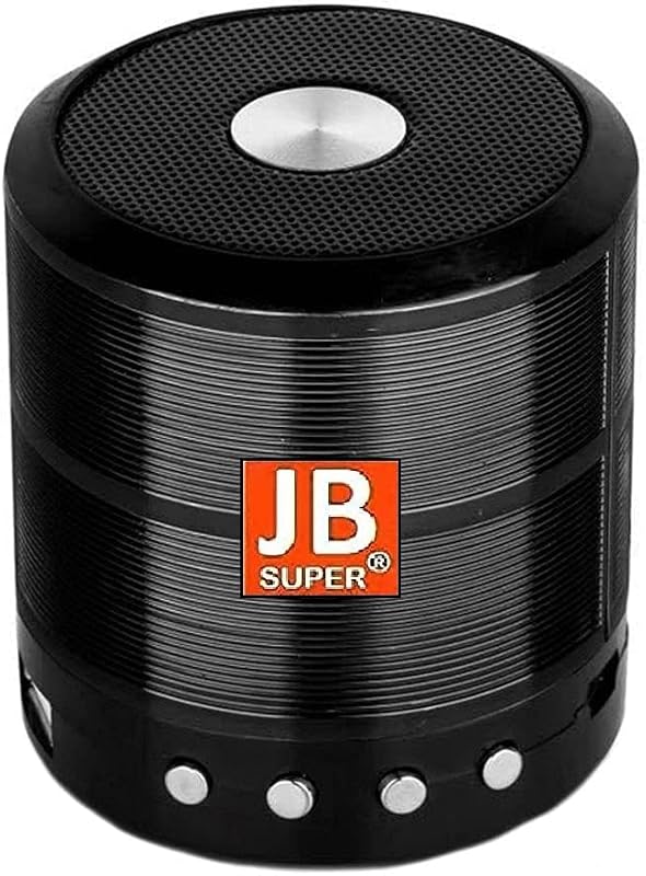 JB SUPER Mini Bluetooth Speaker WS 887 with FM Radio, USB Pen Drive Slot and Memory Card Slot, AUX Input Mode Speaker