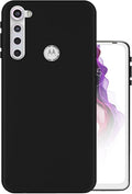 Hello Zone Exclusive Matte Finish Soft Back Case Cover for Motorola Moto One Fusion Plus  - Black