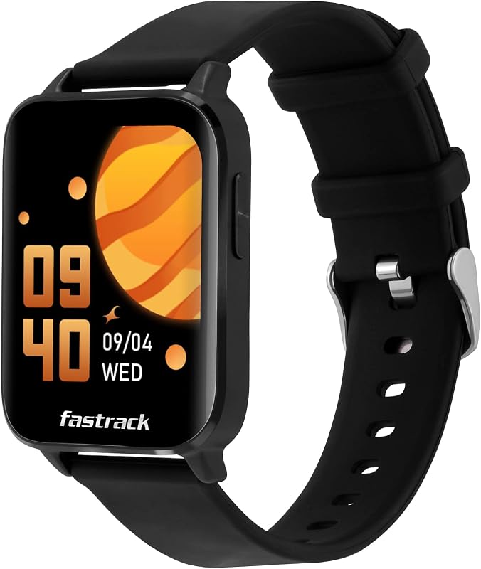Fastrack Reflex Curv Unisex Activity Tracker Smart Watch, 2.5D Curved Display, AI-Enabled Coach, Multiple Sports Mode, Com...