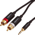 AmazonBasics 3.5mm to 2-Male RCA Adapter cable - 4 feet