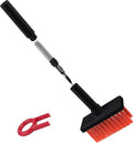 5 in 1 Keyboard & Earphone Cleaner Multi-Function Computer Cleaning Tools Kit Corner Gap Duster Keycap Puller (Black Red)