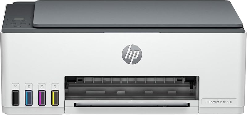 HP Smart Tank 520 All-in-one Colour Printer with 1 Extra Black Ink Bottle(Upto 12000 Black and 6000 Colour Prints Include...