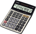 Casio DJ-220D Plus 300 Steps Check & Correct Premium Desktop Calculator with Metallic faceplate & Bigger Screen/Keys (12 D...