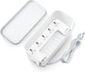 Hoteon Power Strip plus cord Organizer Extension Board with Cable Management Box with Reset, 2500W/10A 5nos Universal Sock...