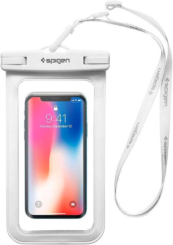 Spigen AquaShield Waterproof Cover case A600 (Mobile Device Upto 6.2 inch) - White
